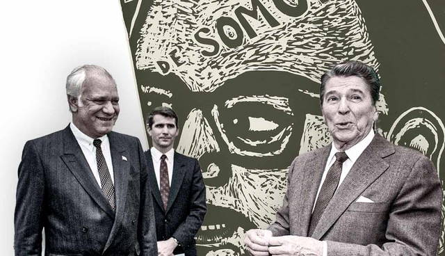 Ronald Reagan and Contra leaders