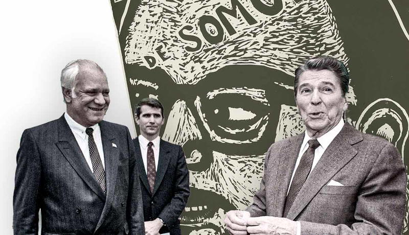 Ronald Reagan and Contra leaders