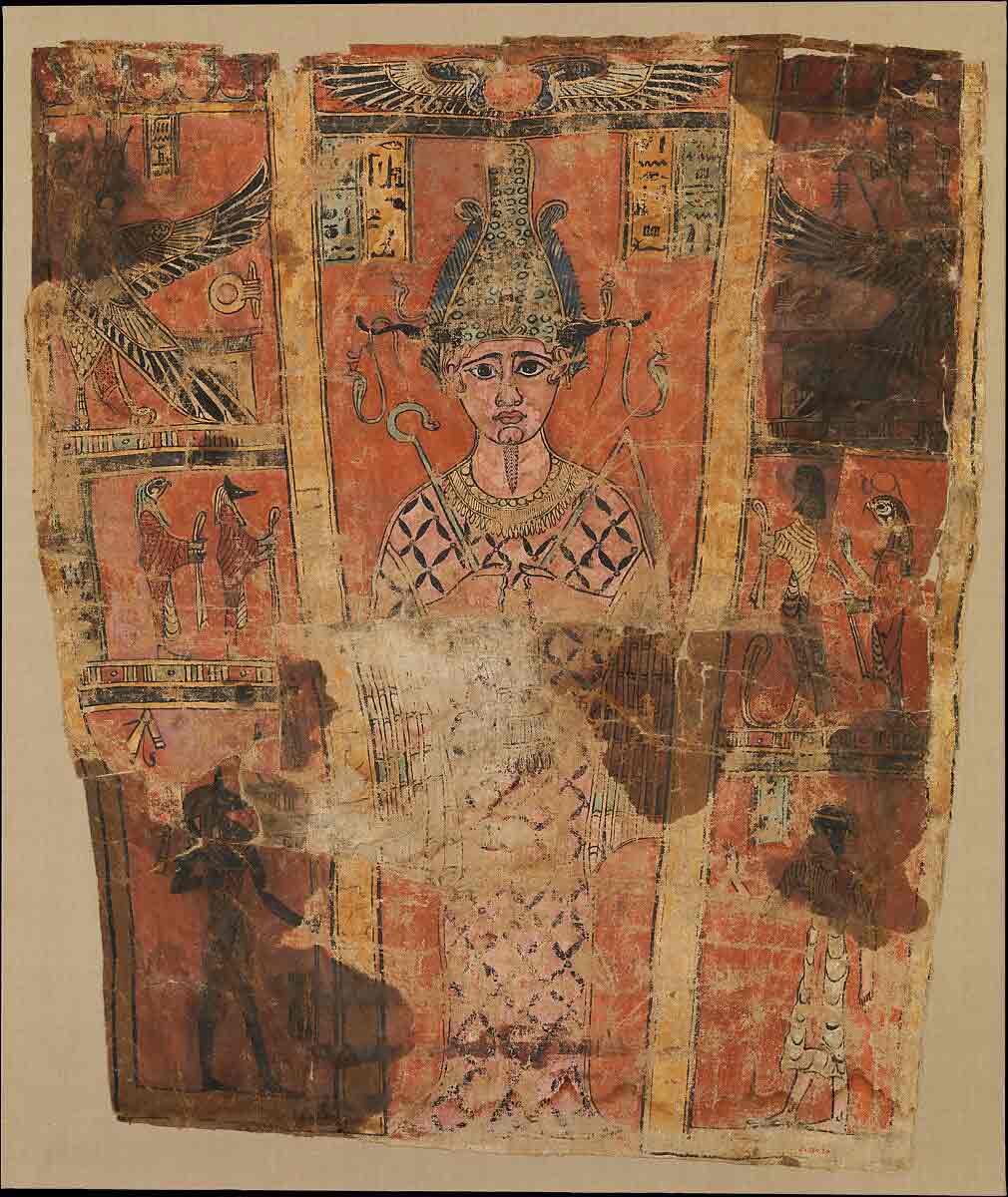 osiris shroud met egyptian gods rome
