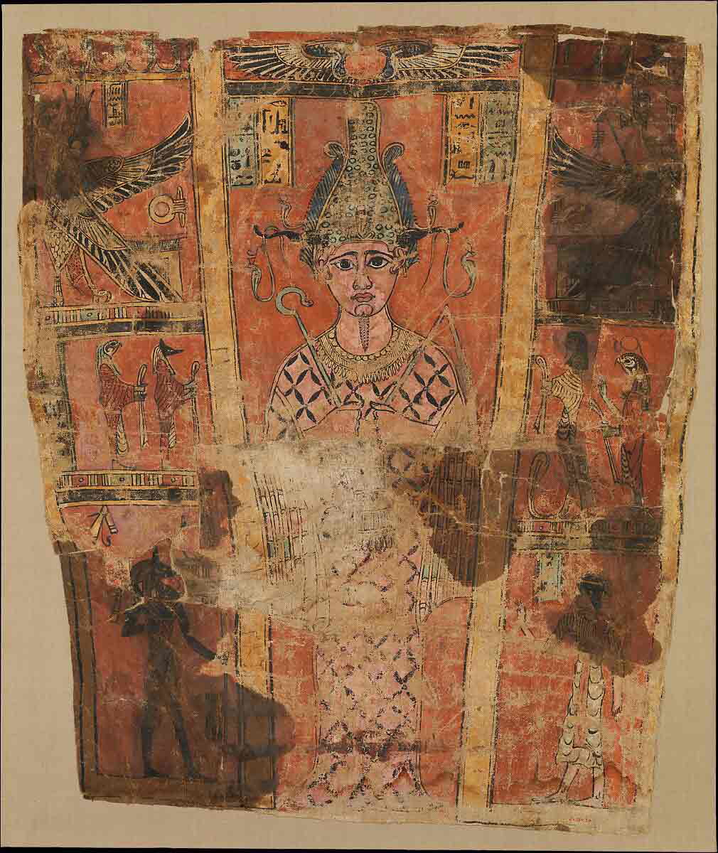 osiris shroud met egyptian gods rome