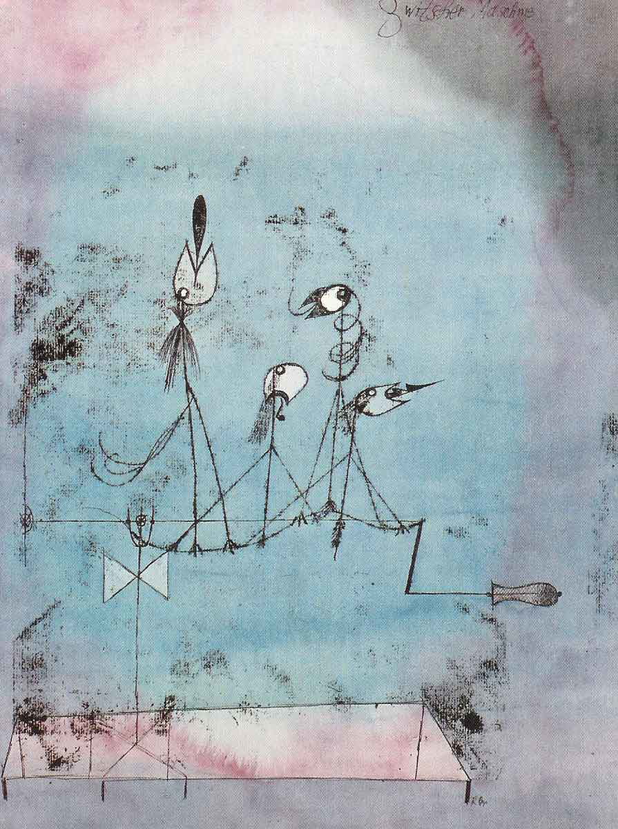 paul klee twittering machine painting