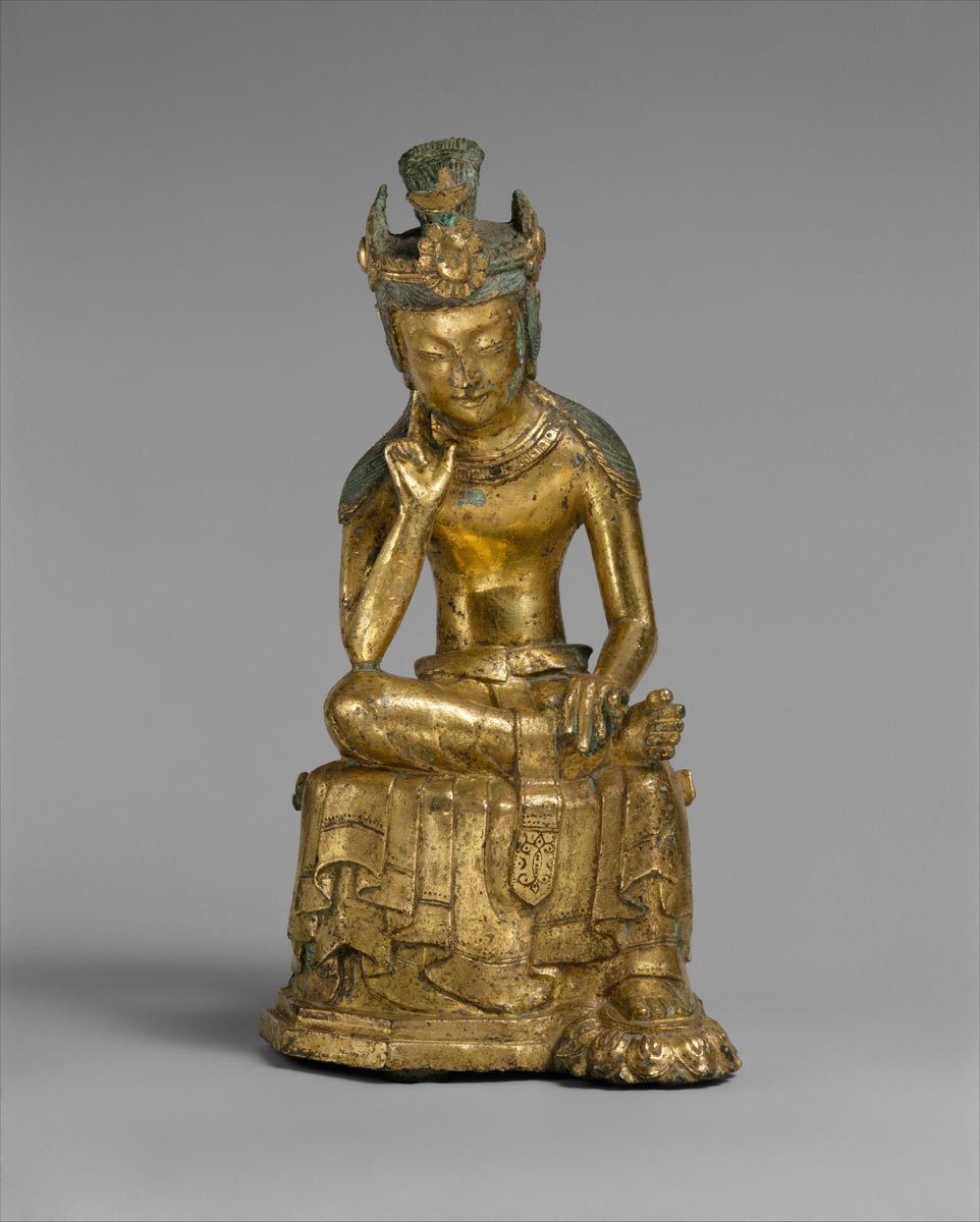 pensive buddha