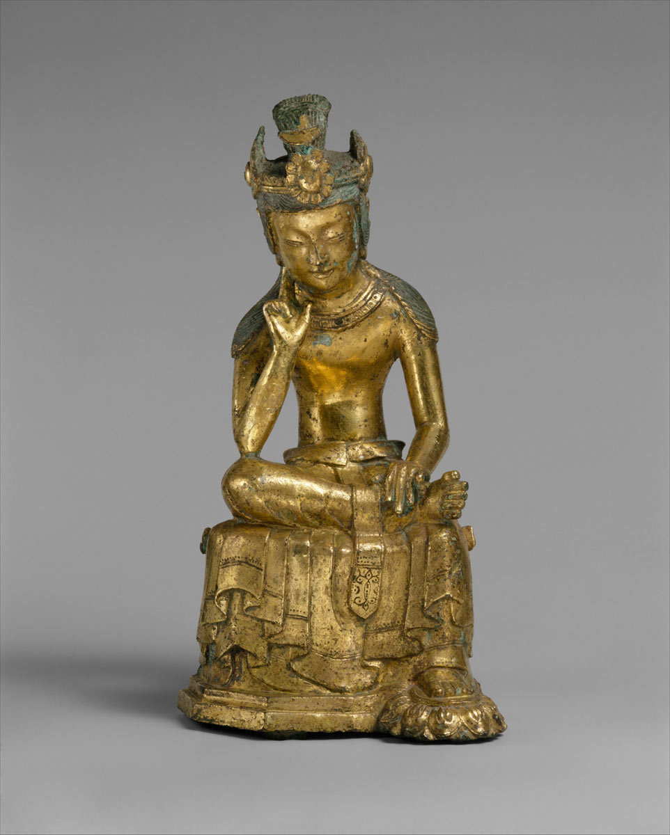 pensive buddha