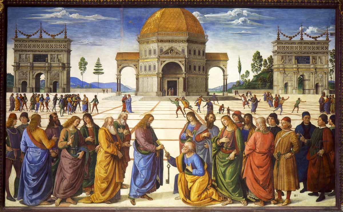 perugino sistine saint peter