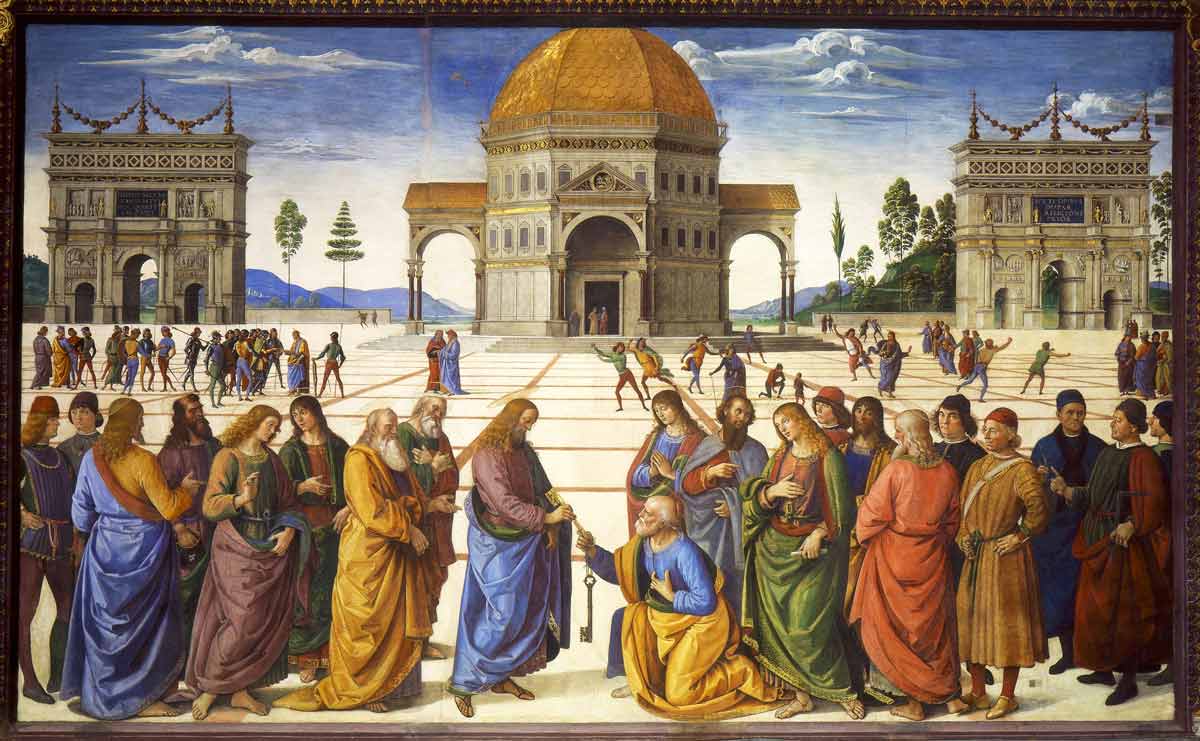 perugino sistine saint peter