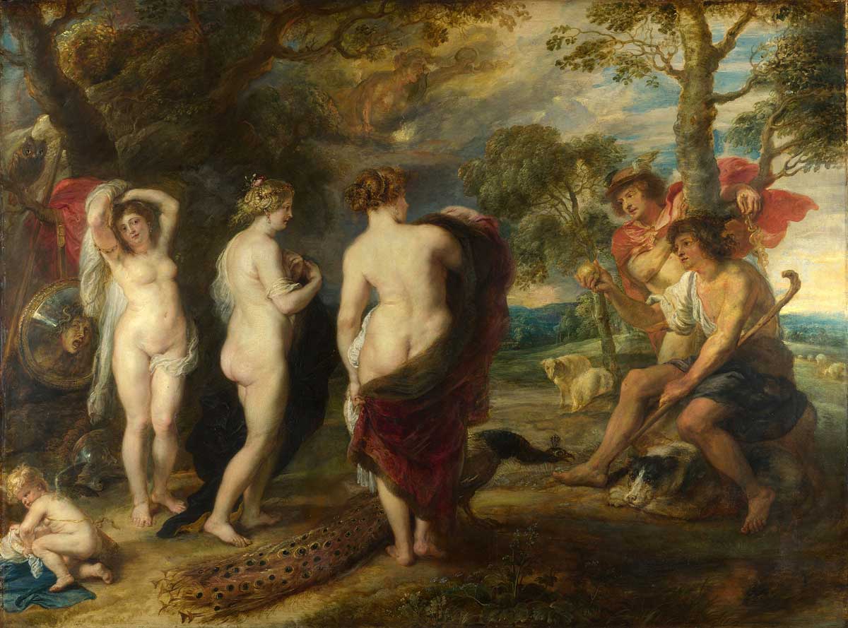 peter paul rubens judgement of paris painting