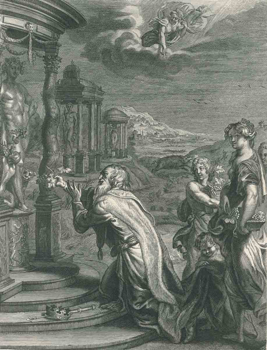 picart oeneus neglected diana etching