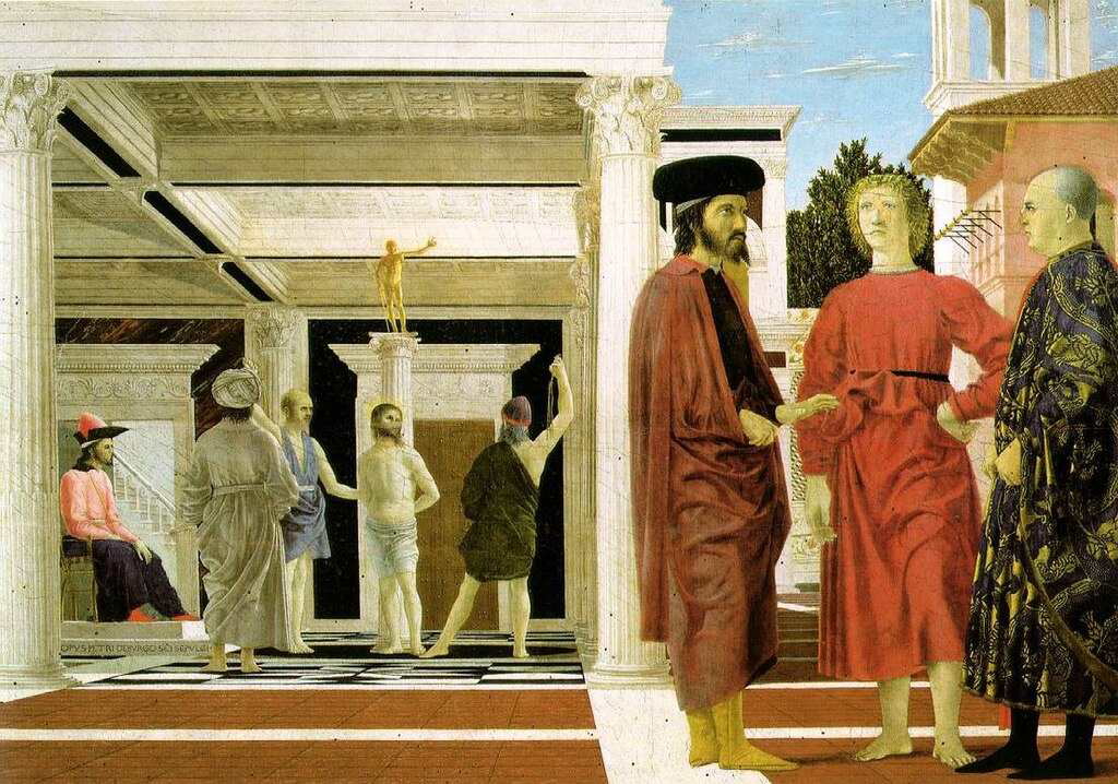 Renaissance painting, Flagellation of Christ by Piero della Francesca