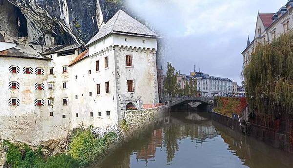 Ljubljanica River and Predjama Castle photos