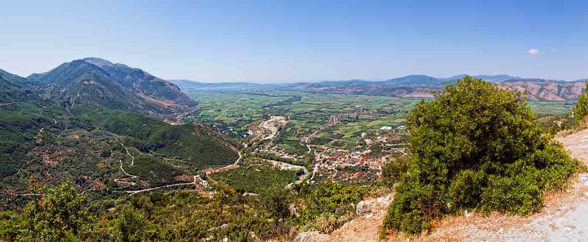 plain acheron epirus greece