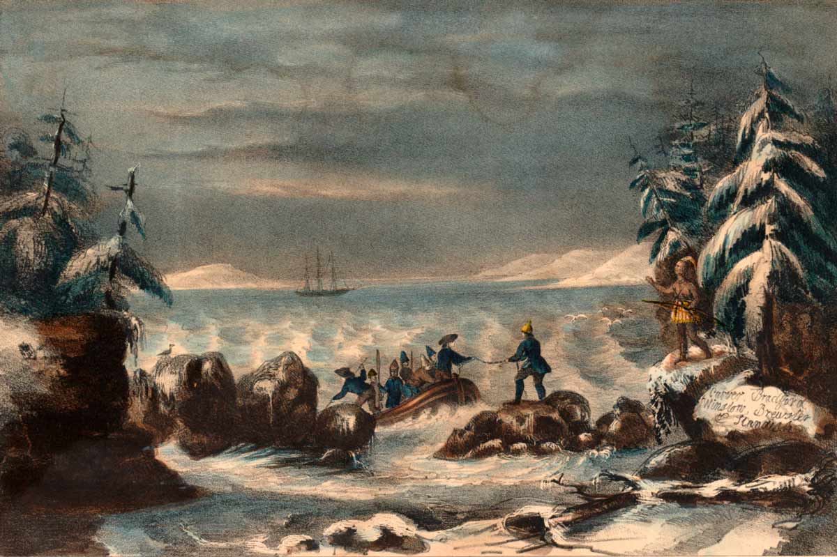 plymouth rock landing painting