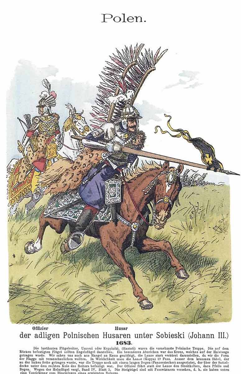 polish winged hussar painting