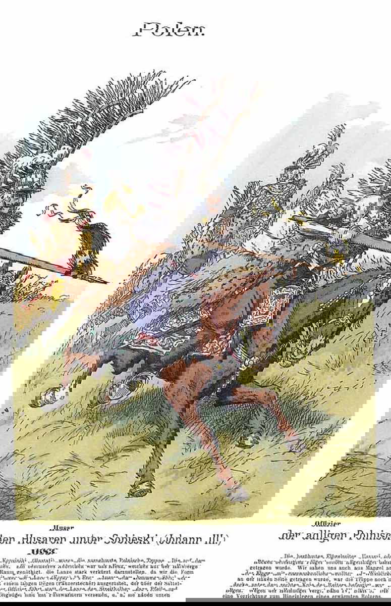 polish winged hussar painting