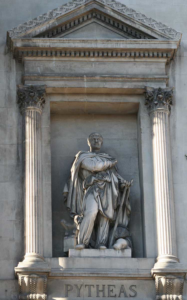 pytheas statue in france