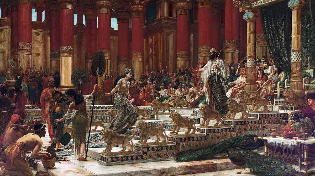 queen of sheba edward poynter