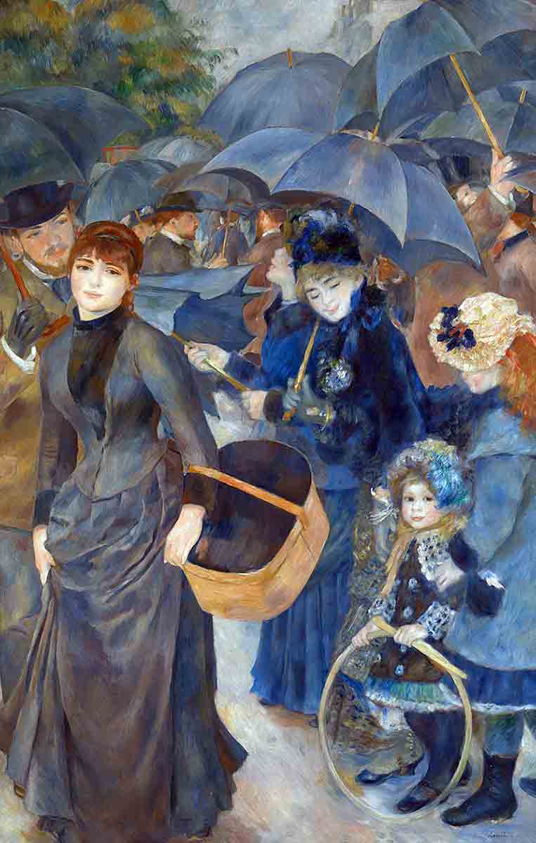 renoir umbrellas lapis symbolism