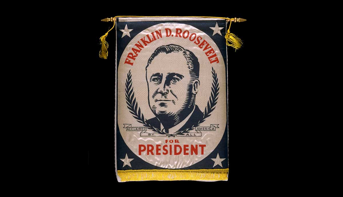 roosevelt president banner