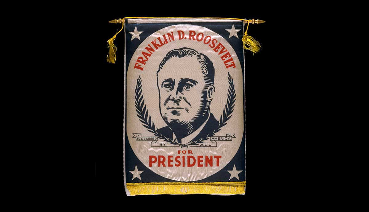 roosevelt president banner