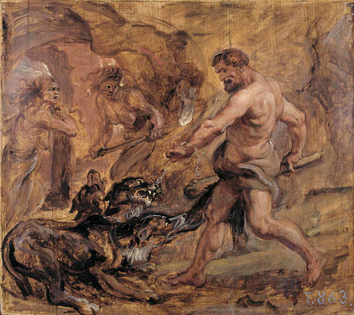 rubens hercules cerberus painting