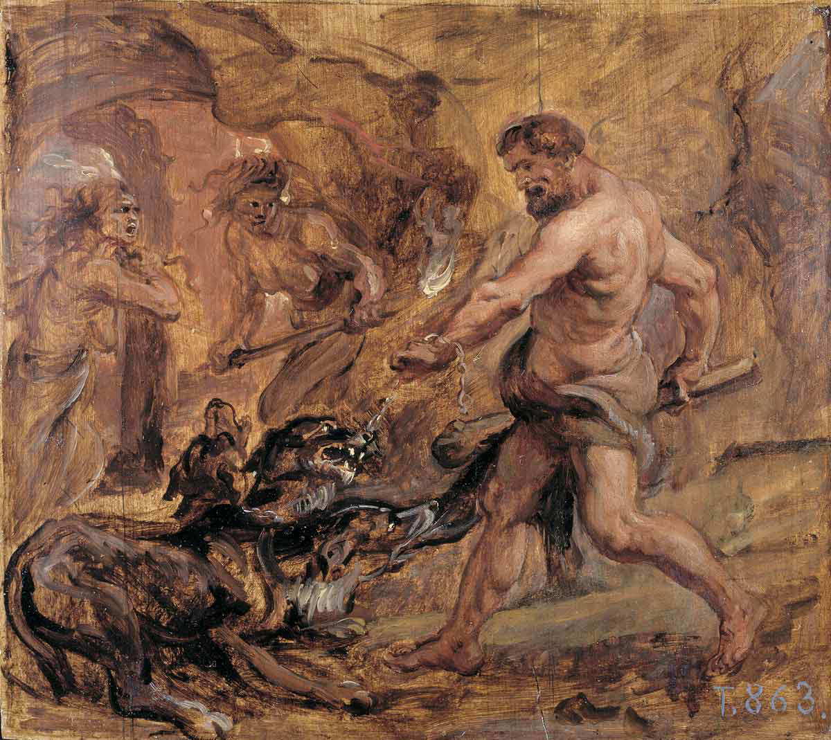 rubens hercules cerberus painting