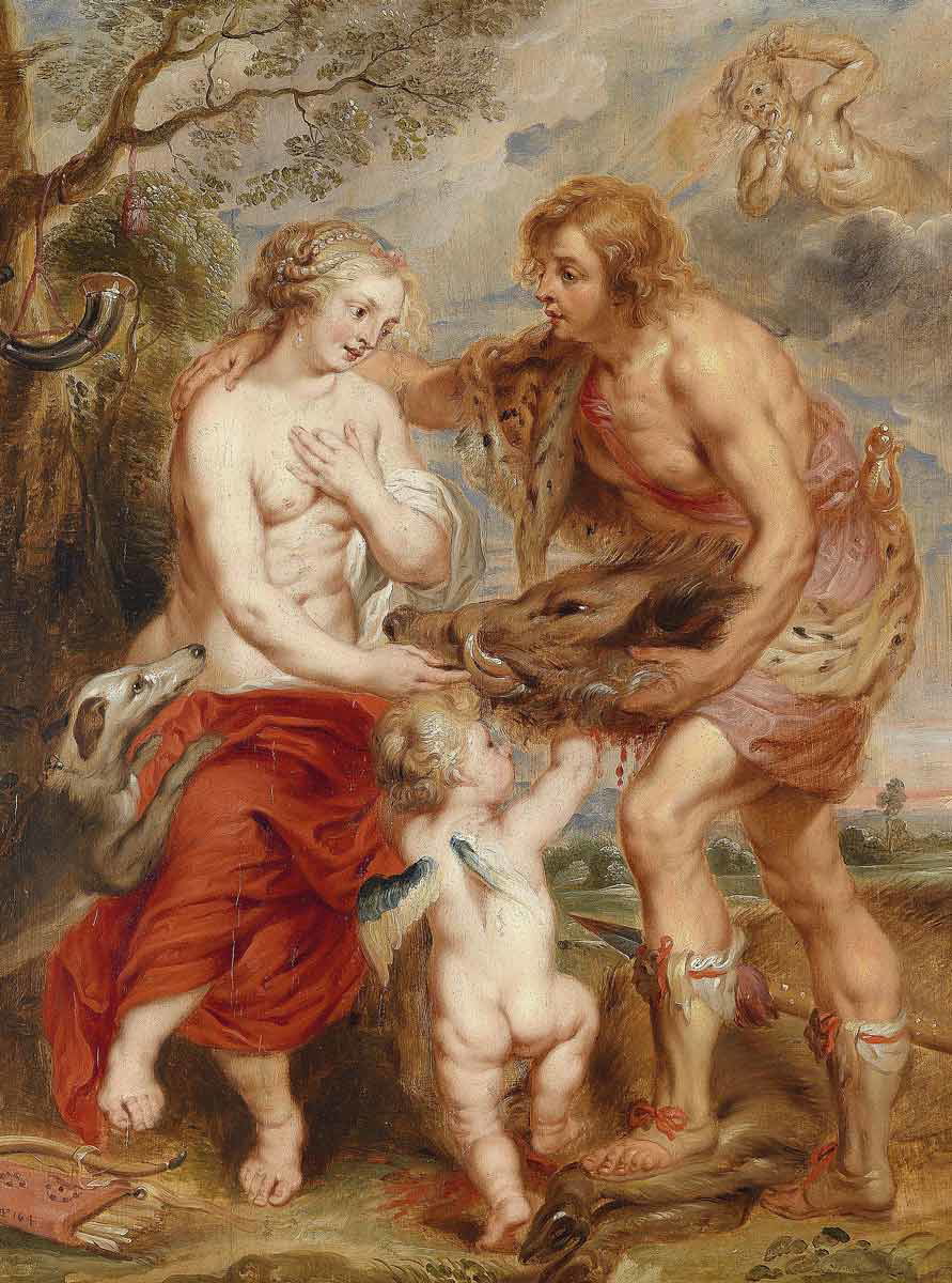 rubens meleager offering atalanta boar painting