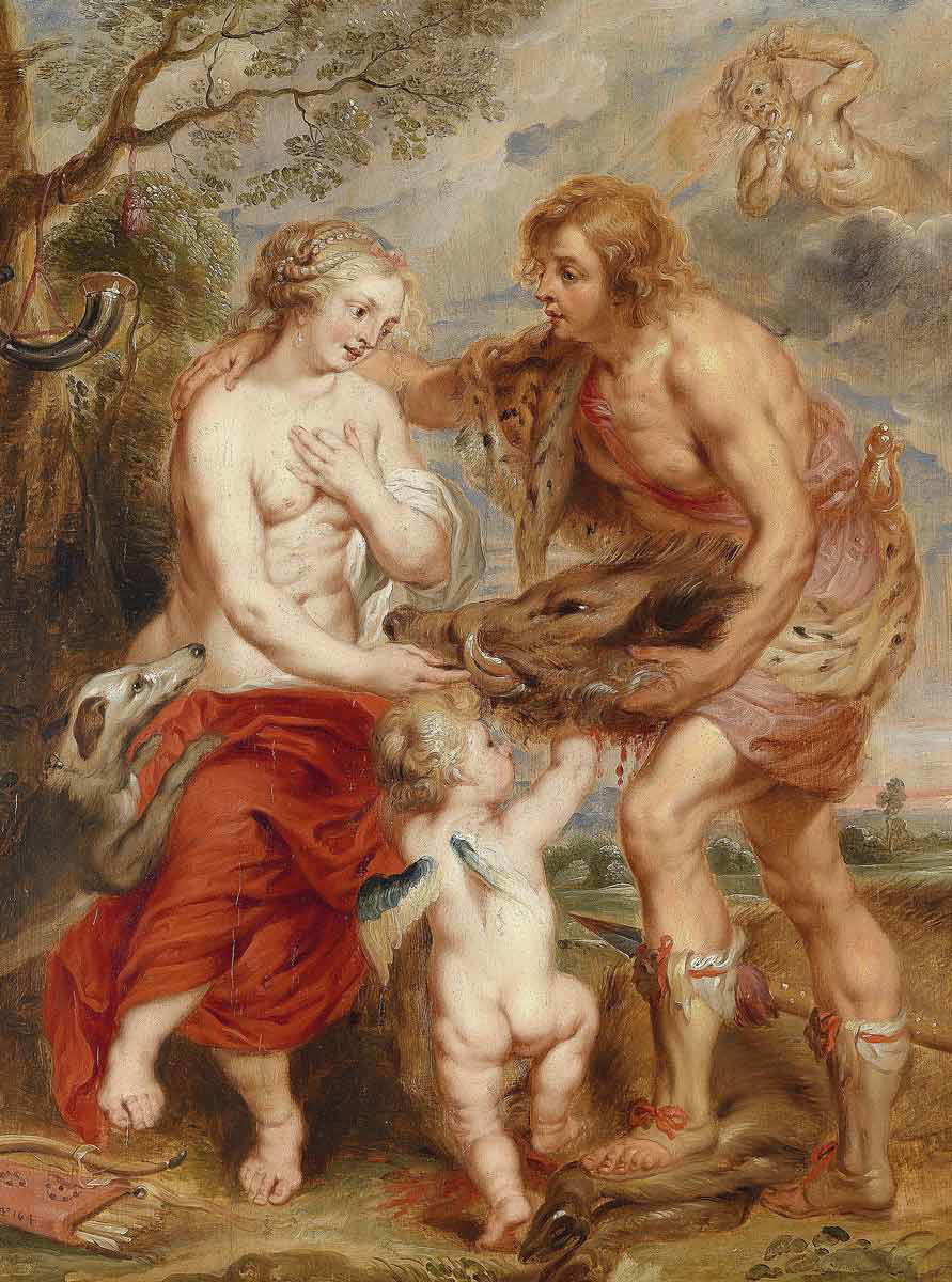 rubens meleager offering atalanta boar painting