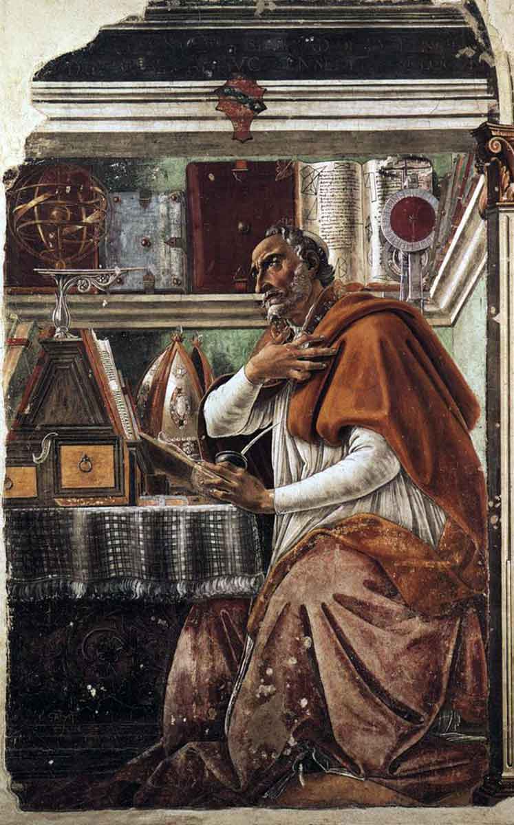 sandro botticelli st augustine painting