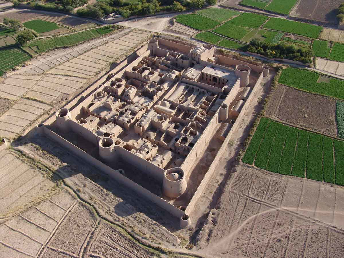 saryazd fortress yazd iran