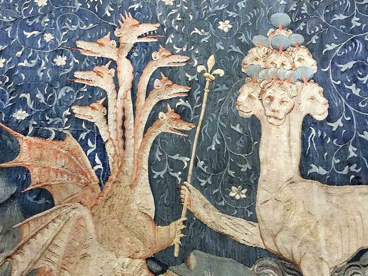 satan tapestry dragon bible