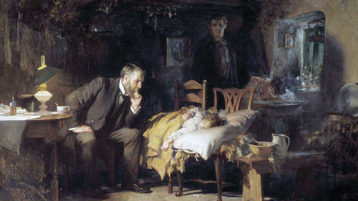 sir luke fildes doctor painting