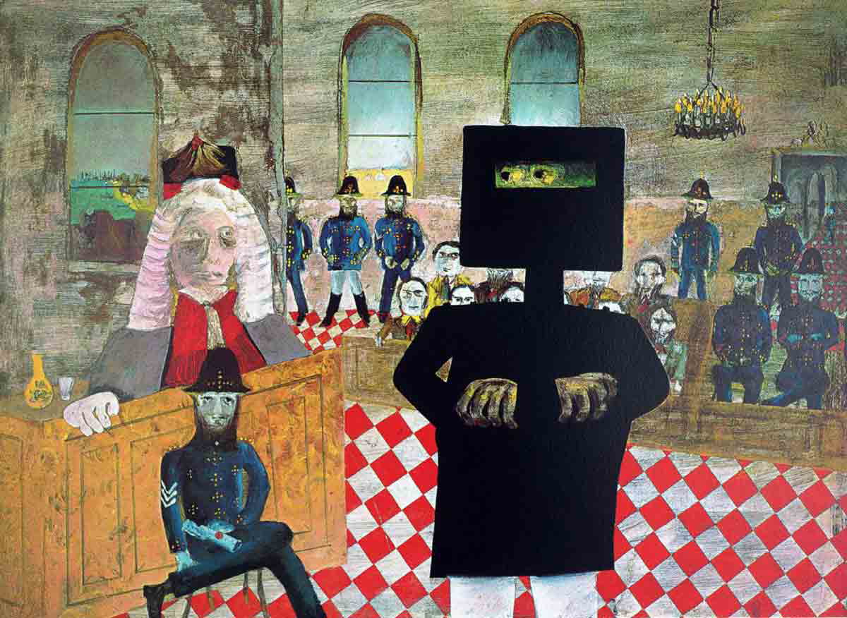 sir sidney nolan trial painting