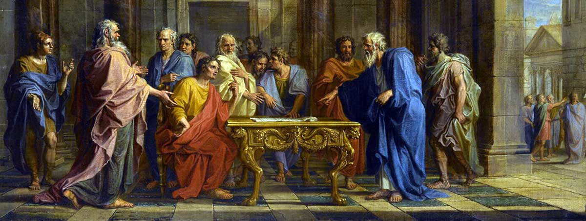 solon defending laws painting