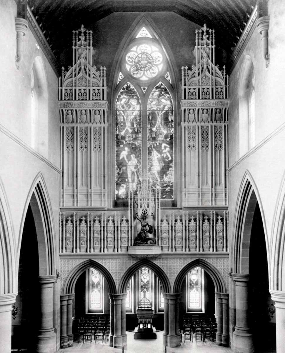 st george_s jesmond baptistry photograph 1888
