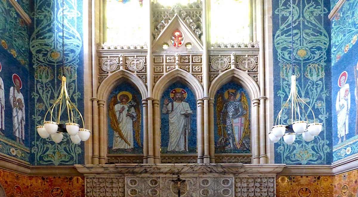 st george_s jesmond mosaic thomas ralph spence