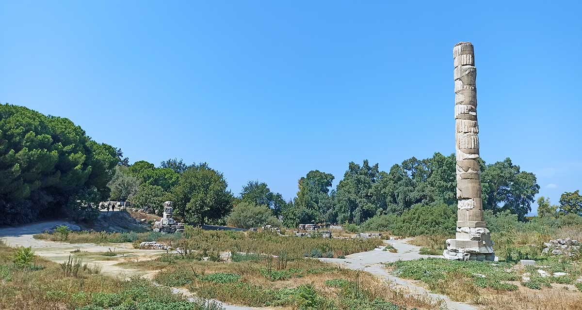 temple artemis ephesus column