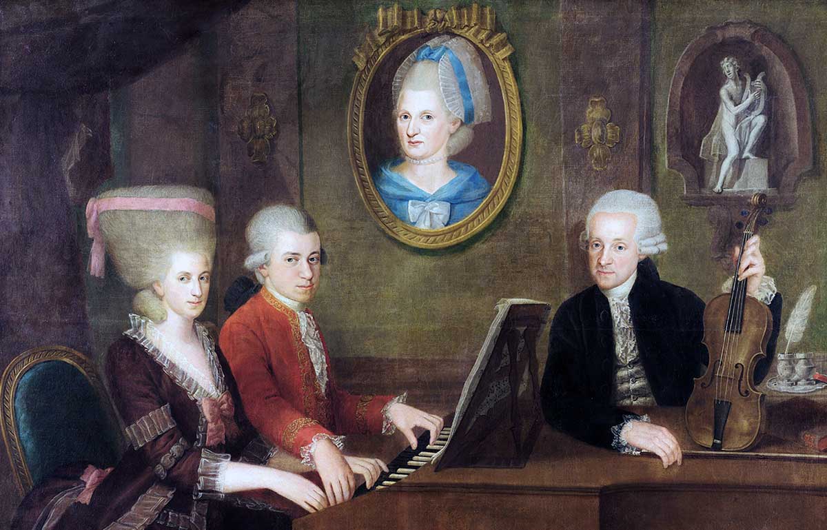 the mozart family portrait