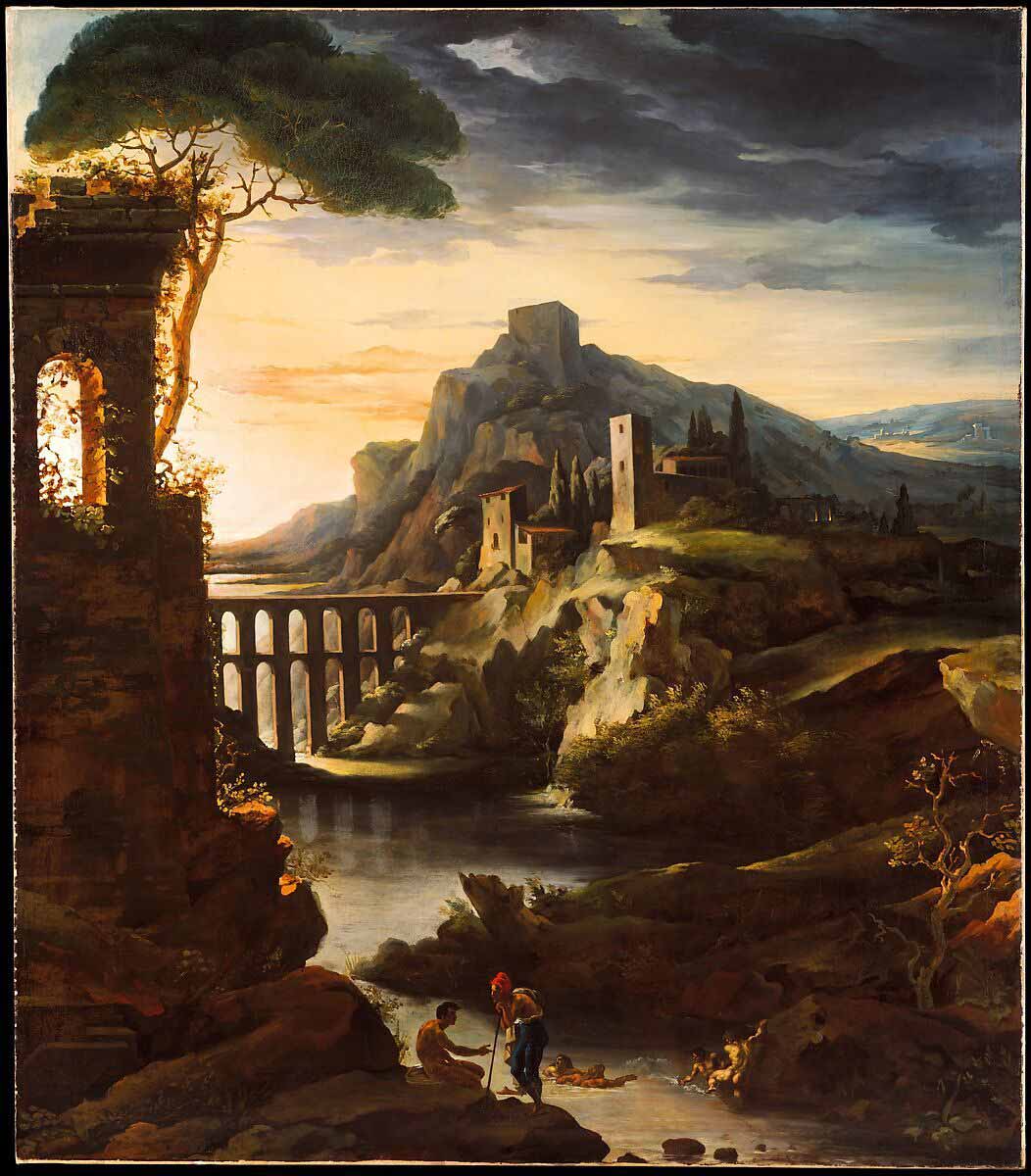 theodore gericault evening painting