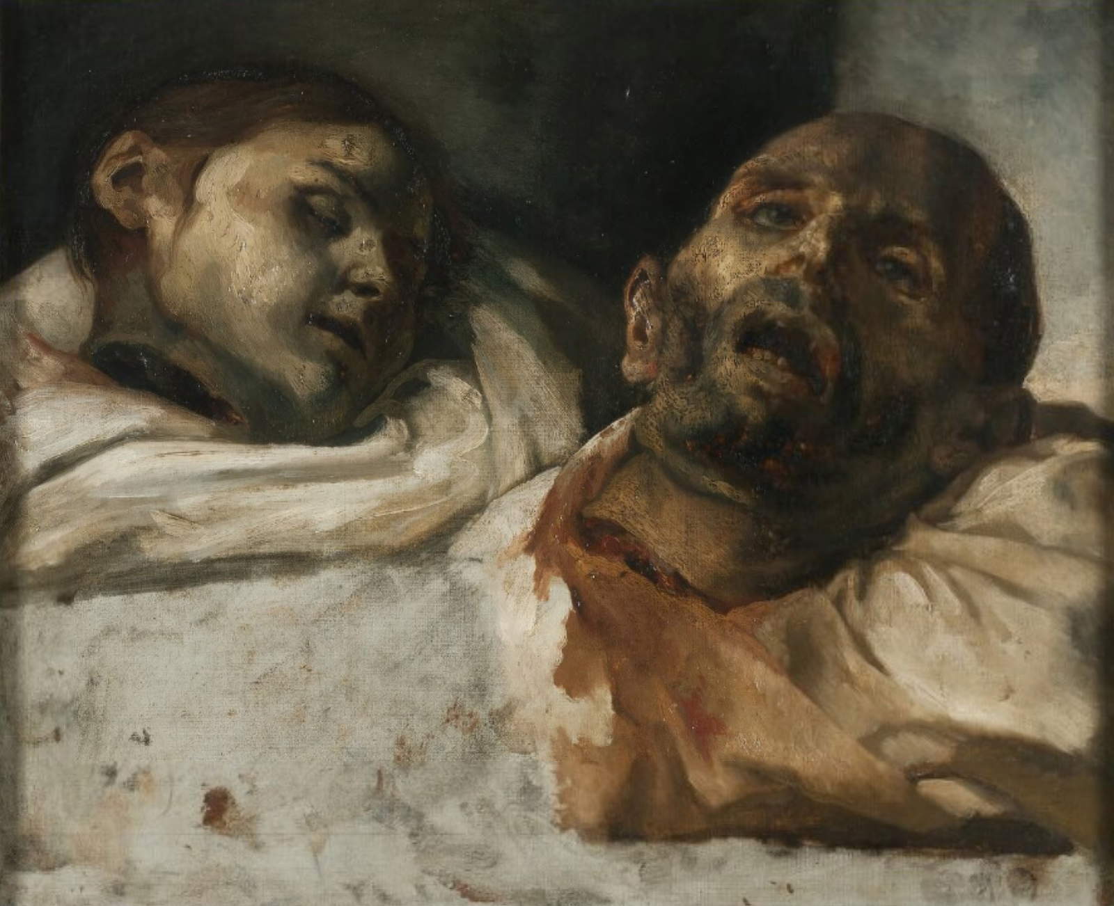 theodore gericault heads painting