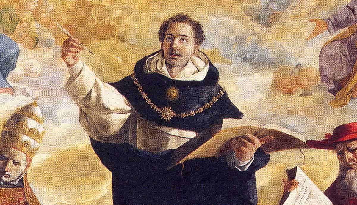Apotheosis of St. Thomas Aquinas painting