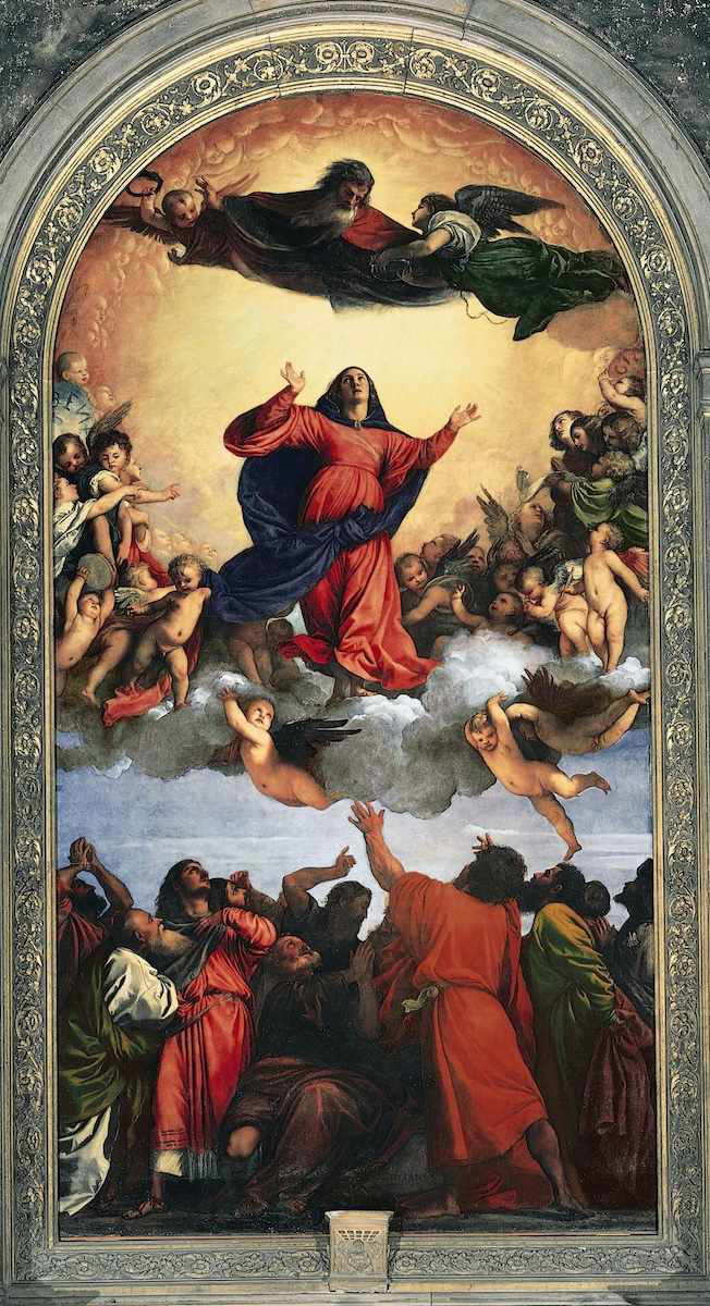 Renaissance Titian altarpiece Assumption of the Virgin