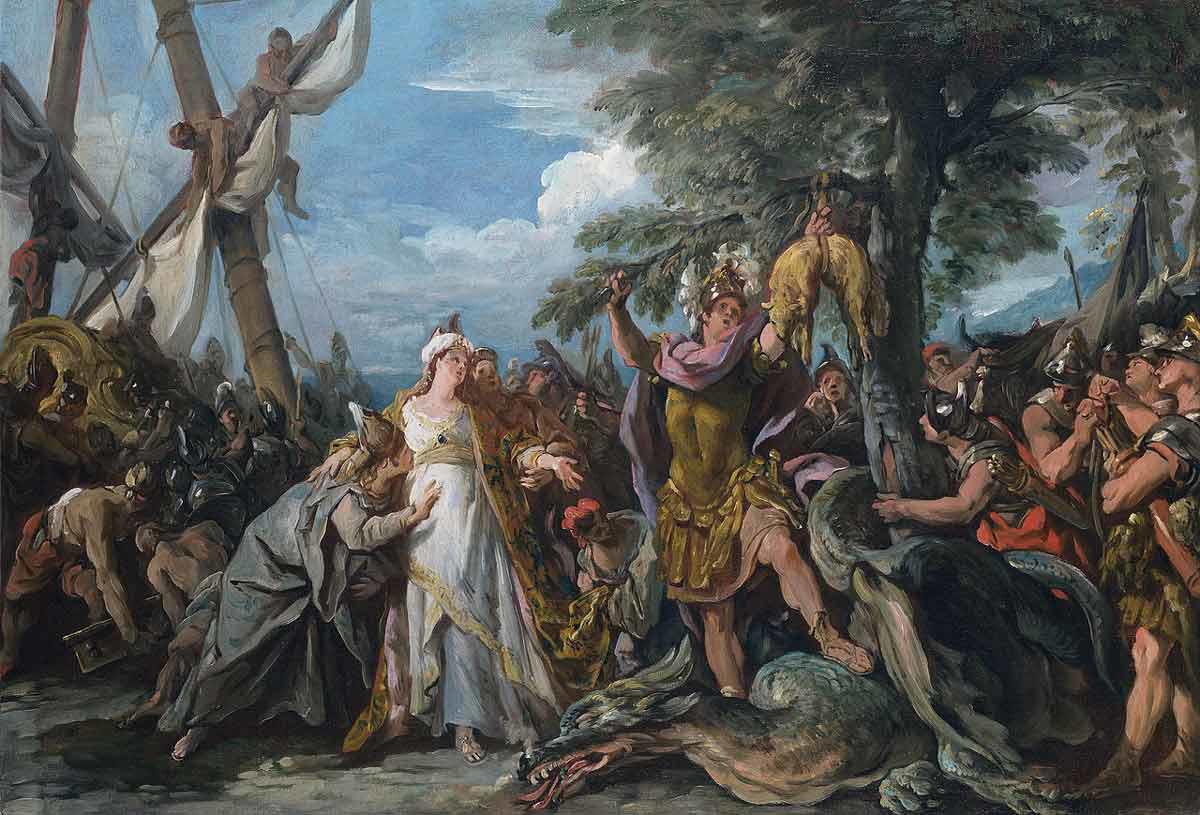 troy capture golden fleece painting