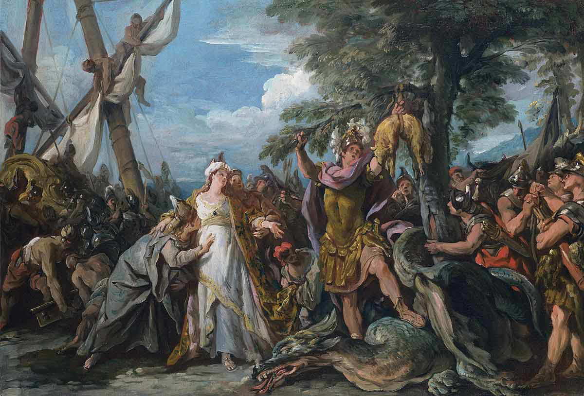 troy capture golden fleece painting