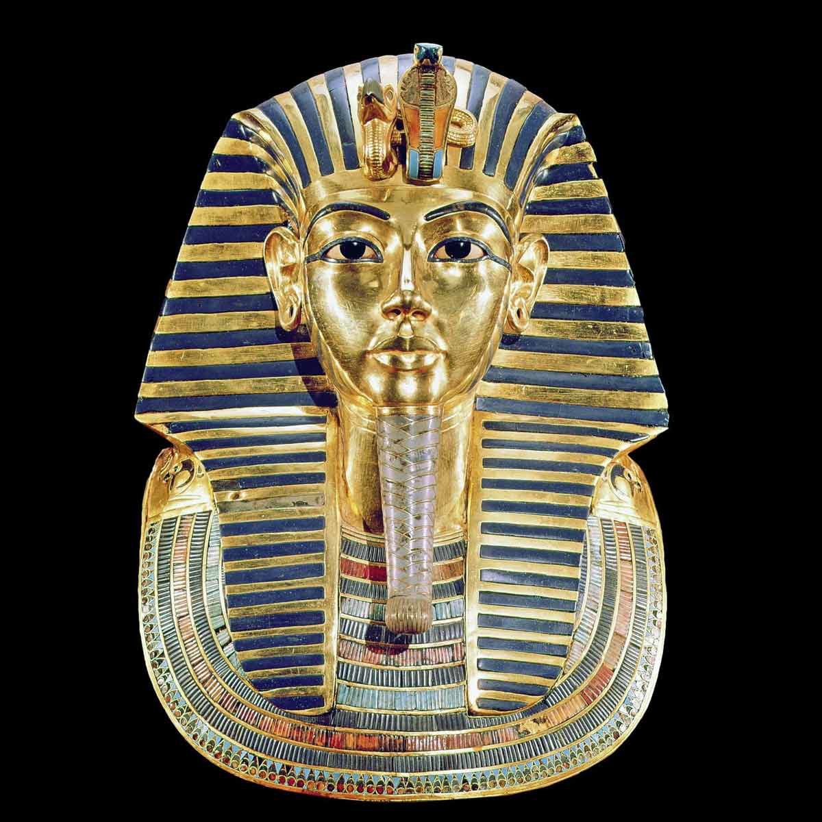 tutankhamun mask lapis lazuli