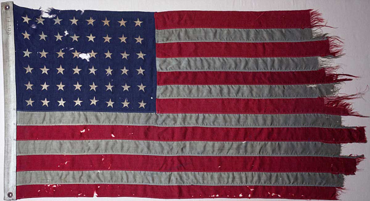 united states flag utah beach