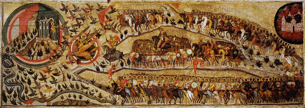 unknown blessed be the host of the king of heaven painting