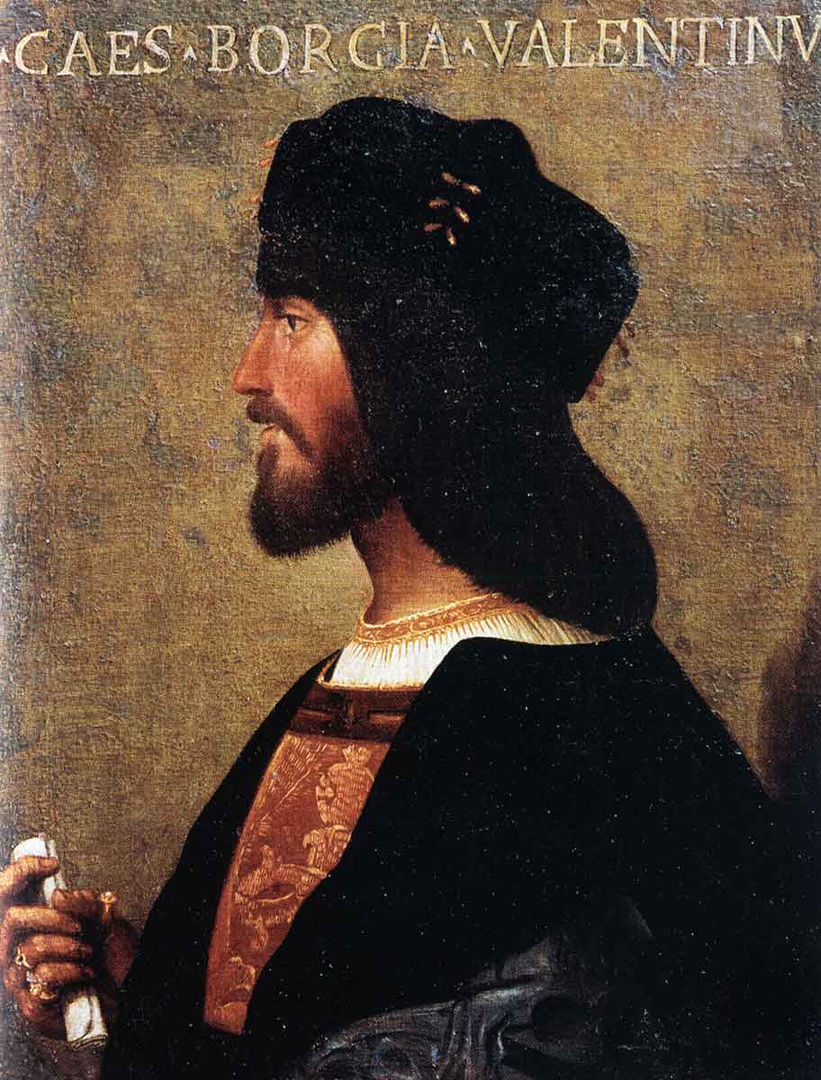 unknown cesare borgia
