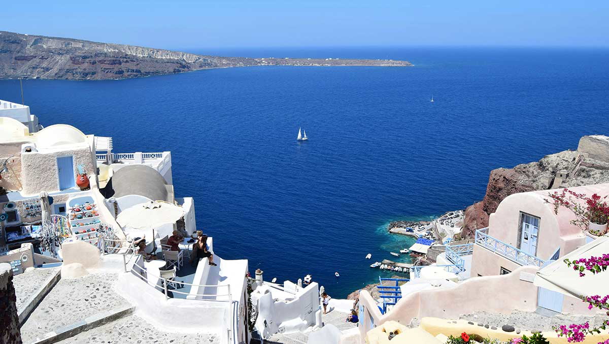 view of santorini