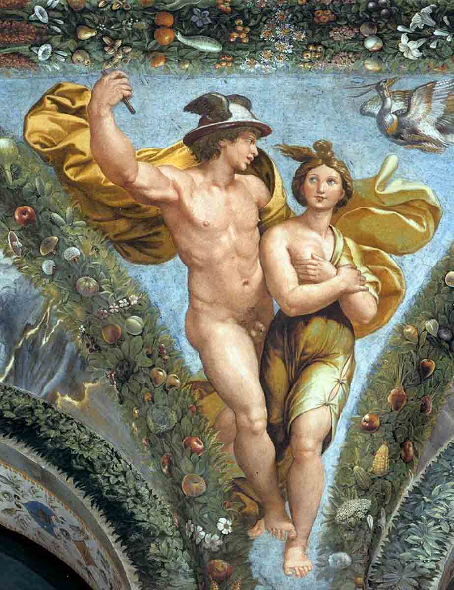 villa farnesina raphael mercury psyche