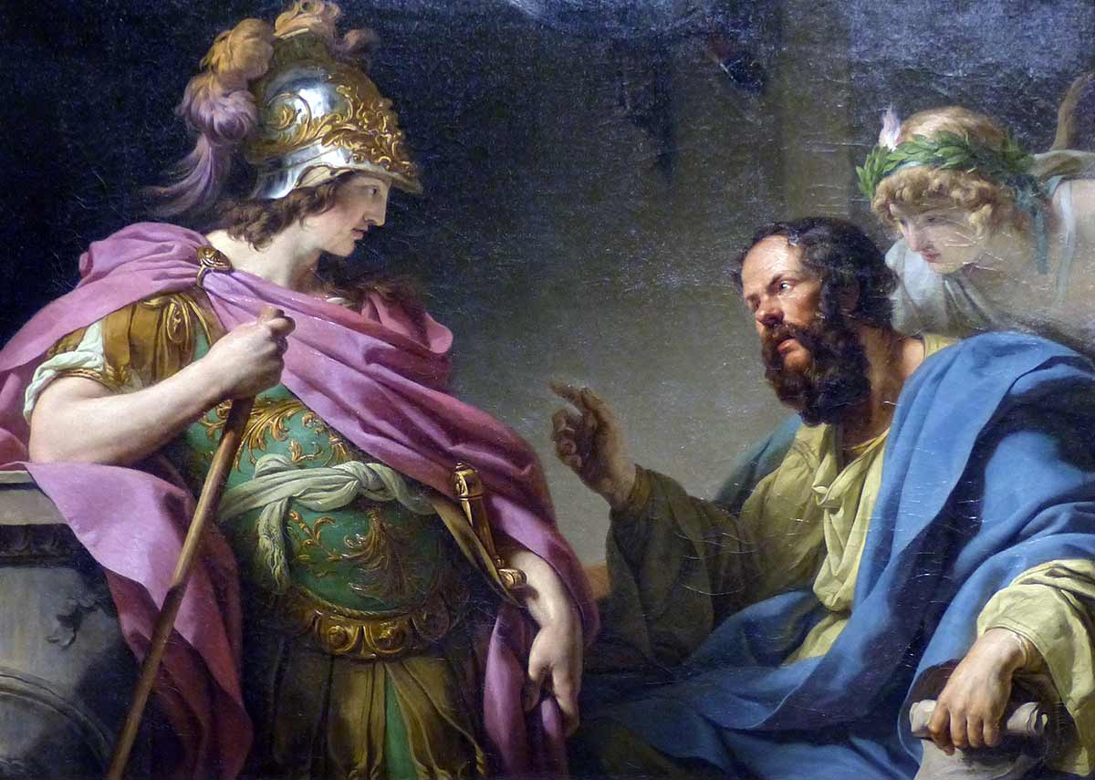 vincent alcibiades and socrates painting