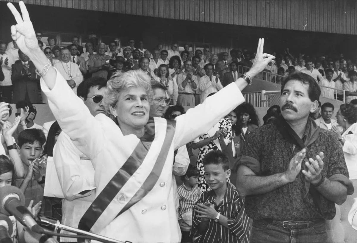 violeta chamorro nicaraguan president
